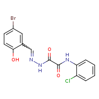 1-{N'-[(E)-(5-bromo-2-hydroxyphenyl)methylidene]hydrazinecarbonyl}-N-(2-chlorophenyl)formamide