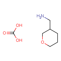 1-(oxan-3-yl)methanamine; carbonic acid