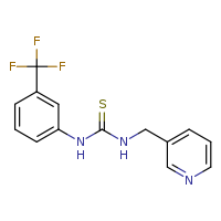 1-(pyridin-3-ylmethyl)-3-[3-(trifluoromethyl)phenyl]thiourea