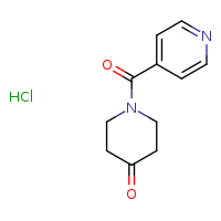1-(pyridine-4-carbonyl)piperidin-4-one hydrochloride