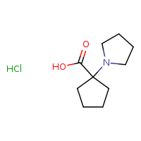 1-(pyrrolidin-1-yl)cyclopentane-1-carboxylic acid hydrochloride