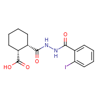 (1R,2S)-2-{[(2-iodophenyl)formohydrazido]carbonyl}cyclohexane-1-carboxylic acid