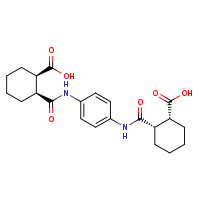 (1R,2S)-2-({4-[(1S,2R)-2-carboxycyclohexaneamido]phenyl}carbamoyl)cyclohexane-1-carboxylic acid