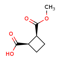 (1R,2S)-2-(methoxycarbonyl)cyclobutane-1-carboxylic acid