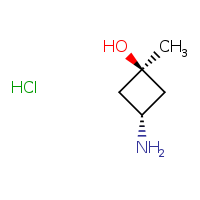 (1r,3s)-3-amino-1-methylcyclobutan-1-ol hydrochloride