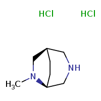(1R,5S)-6-methyl-3,6-diazabicyclo[3.2.2]nonane dihydrochloride
