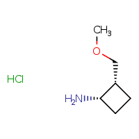 (1S,2R)-2-(methoxymethyl)cyclobutan-1-amine hydrochloride