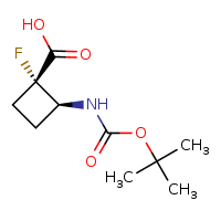 (1S,2S)-2-[(tert-butoxycarbonyl)amino]-1-fluorocyclobutane-1-carboxylic acid