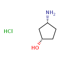 (1S,3R)-3-aminocyclopentan-1-ol hydrochloride