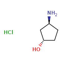 (1S,3S)-3-aminocyclopentan-1-ol hydrochloride