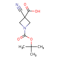 1-(tert-butoxycarbonyl)-3-cyanoazetidine-3-carboxylic acid
