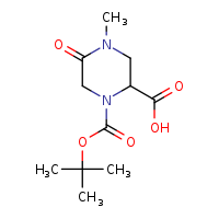 1-(tert-butoxycarbonyl)-4-methyl-5-oxopiperazine-2-carboxylic acid