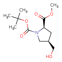 1-tert-butyl 2-methyl (2R,4R)-4-(hydroxymethyl)pyrrolidine-1,2-dicarboxylate