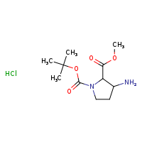 1-tert-butyl 2-methyl 3-aminopyrrolidine-1,2-dicarboxylate hydrochloride