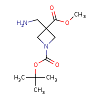 1-tert-butyl 3-methyl 3-(aminomethyl)azetidine-1,3-dicarboxylate