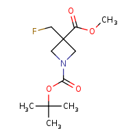 1-tert-butyl 3-methyl 3-(fluoromethyl)azetidine-1,3-dicarboxylate