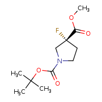 1-tert-butyl 3-methyl (3R)-3-fluoropyrrolidine-1,3-dicarboxylate
