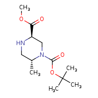1-tert-butyl 3-methyl (3R,6R)-6-methylpiperazine-1,3-dicarboxylate