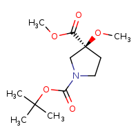 1-tert-butyl 3-methyl (3S)-3-methoxypyrrolidine-1,3-dicarboxylate