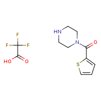 1-(thiophene-2-carbonyl)piperazine; trifluoroacetic acid