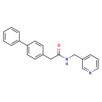 2-{[1,1'-biphenyl]-4-yl}-N-(pyridin-3-ylmethyl)acetamide