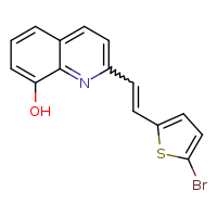 2-[(1E)-2-(5-bromothiophen-2-yl)ethenyl]quinolin-8-ol