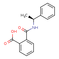 2-{[(1S)-1-phenylethyl]carbamoyl}benzoic acid