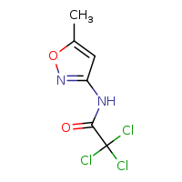 2,2,2-trichloro-N-(5-methyl-1,2-oxazol-3-yl)acetamide