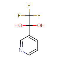 2,2,2-trifluoro-1-(pyridin-3-yl)ethane-1,1-diol