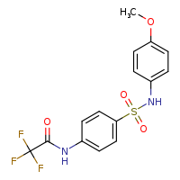 2,2,2-trifluoro-N-{4-[(4-methoxyphenyl)sulfamoyl]phenyl}acetamide
