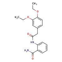 2-[2-(3,4-diethoxyphenyl)acetamido]benzamide