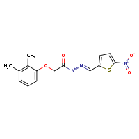 2-(2,3-dimethylphenoxy)-N'-[(E)-(5-nitrothiophen-2-yl)methylidene]acetohydrazide