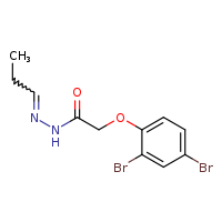 2-(2,4-dibromophenoxy)-N'-[(1E)-propylidene]acetohydrazide