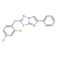 2-[(2,4-dichlorophenyl)methyl]-6-phenylimidazo[2,1-b][1,3,4]thiadiazole