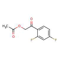2-(2,4-difluorophenyl)-2-oxoethyl acetate