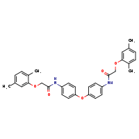 2-(2,5-dimethylphenoxy)-N-(4-{4-[2-(2,5-dimethylphenoxy)acetamido]phenoxy}phenyl)acetamide