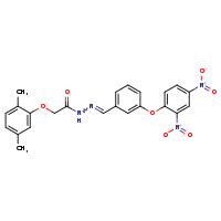 2-(2,5-dimethylphenoxy)-N'-[(Z)-[3-(2,4-dinitrophenoxy)phenyl]methylidene]acetohydrazide