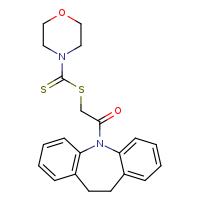 2-{2-azatricyclo[9.4.0.0³,?]pentadeca-1(11),3,5,7,12,14-hexaen-2-yl}-2-oxoethyl morpholine-4-carbodithioate