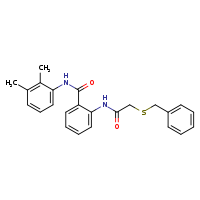2-[2-(benzylsulfanyl)acetamido]-N-(2,3-dimethylphenyl)benzamide