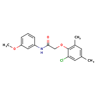 2-(2-chloro-4,6-dimethylphenoxy)-N-(3-methoxyphenyl)acetamide