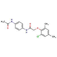 2-(2-chloro-4,6-dimethylphenoxy)-N-(4-acetamidophenyl)acetamide