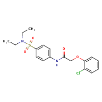 2-(2-chlorophenoxy)-N-[4-(diethylsulfamoyl)phenyl]acetamide