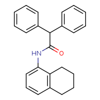 2,2-diphenyl-N-(5,6,7,8-tetrahydronaphthalen-1-yl)acetamide