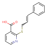 2-{[(2E)-3-phenylprop-2-en-1-yl]sulfanyl}pyridine-3-carboxylic acid