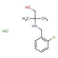 2-{[(2-fluorophenyl)methyl]amino}-2-methylpropan-1-ol hydrochloride