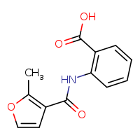 2-(2-methylfuran-3-amido)benzoic acid