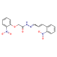 2-(2-nitrophenoxy)-N'-[(1E,2E)-3-(2-nitrophenyl)prop-2-en-1-ylidene]acetohydrazide