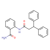 2-(3,3-diphenylpropanamido)benzamide