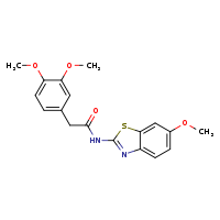 2-(3,4-dimethoxyphenyl)-N-(6-methoxy-1,3-benzothiazol-2-yl)acetamide