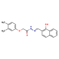 2-(3,4-dimethylphenoxy)-N'-[(E)-(1-hydroxynaphthalen-2-yl)methylidene]acetohydrazide